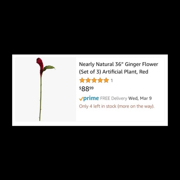 SALE! THREE 28” Yellow Beehive Ginger QUALITY Tropical Artificial Flower - Picture 9 of 9